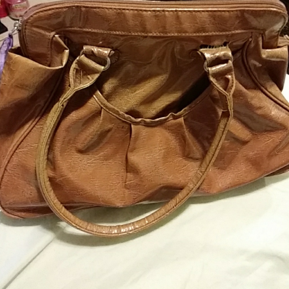 Brown/orange purse